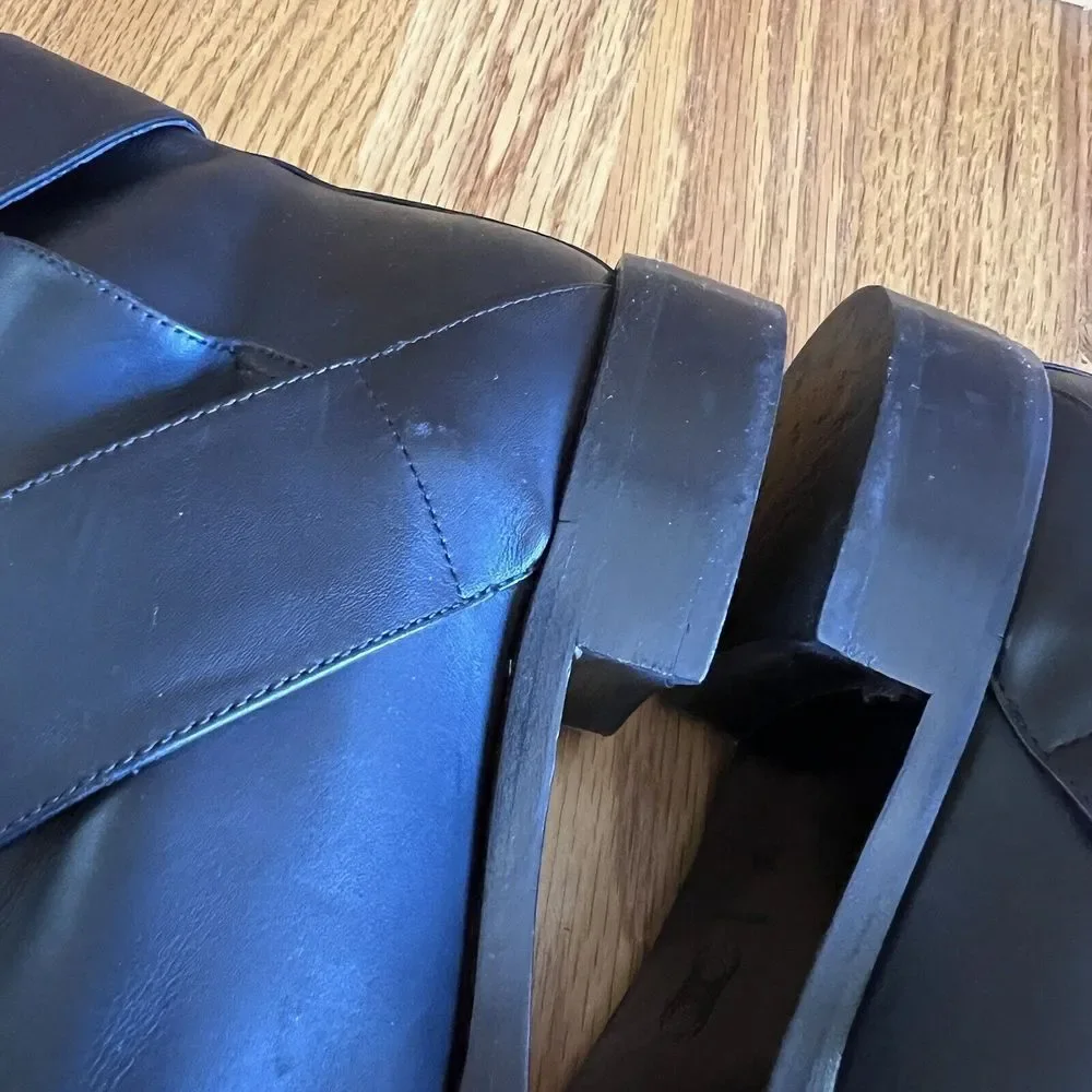 Pierre Hardy Ankle Boots Double Strap Cutout Leather Sz 9.5 | 39.5‎ Italy Moto - Picture 6 of 14